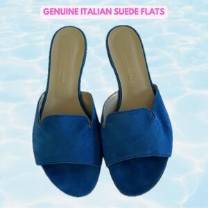 Genuine Italian Suede Flats